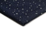 Mušelín so striebornými hviezdami, námornícka modrá