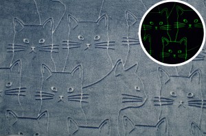 Sötétben világító Minkee plüss, MINTÁK, nagyker