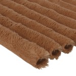 Minky csíkos kötöttáru (5 cm) Toffee