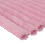 Minky csíkos kötöttáru (5 cm) Világosrózsaszín