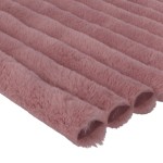Minky csíkos kötöttáru (5 cm) Poros rózsaszín