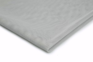 Tüll Egyoldali rugalmas rugalmas háló Világos szürke