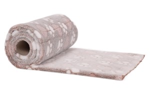 Minky plüss nyomtatott kutya lábát, zöld (1)