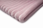 Minky Stripes fleece Light Pink