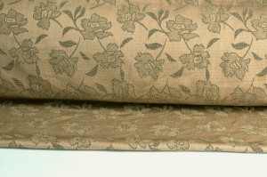 Jacquard Flowers Bézs