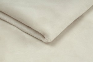 Minky Knit Plain Ecru