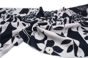 Punto tlačené kvety