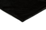 Velvet Velour elastic fabric Black