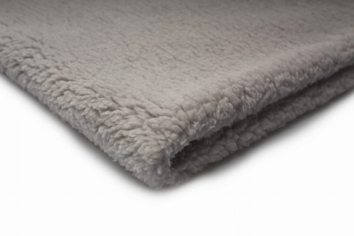 dzianina minky baranek kolor jasny szary