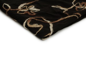Plasa flexibila, cusuta pe Negru