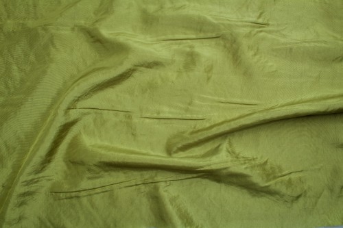 tkanina tafta gnieciona kolor zielony banan