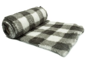 Minky Lamb Nyomtatott Kockás