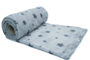 Minky Plush fleece Printed Stars