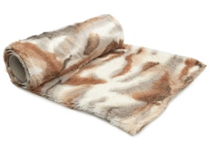 Minky Hair 10 mm Nyomtatott bézs