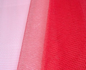 Merev tüll anyag Korall