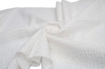 Mousseline met gouden stippen, Wit