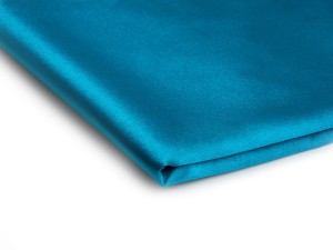 Szatén vékony Lycra Türkiz színnel