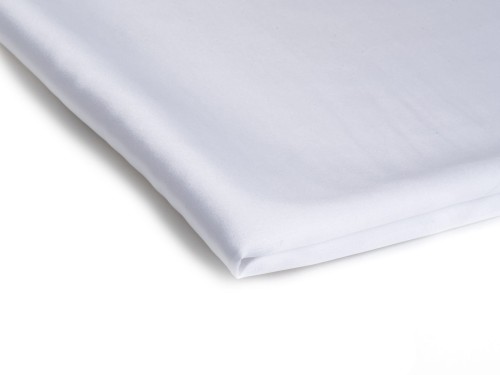 tkanina satyna cienka z lycra w kolorze białym