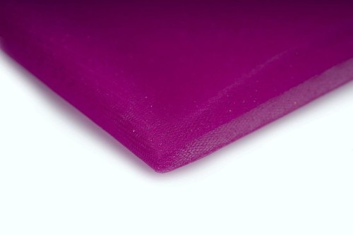 tkanina tiul elastyczny z brokatem w kolorze amarant