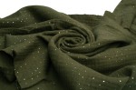  Mousseline met zilveren stippen, Khaki