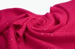Mousseline met gouden stippen, Fuchsia