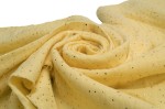 Mousseline met gouden stippen, Kanariegeel