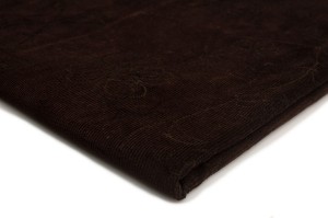 Vyšívaný manšestrový Tmavohnedá vzor 2