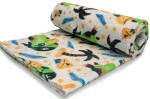 Flísový DTY s potlačou, Papagáje, zelená