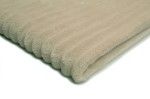 Minky Stripes fleece Light beige
