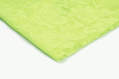 dzianina koronka w kolorze neonowy żółty