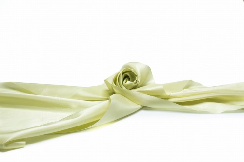 tkanina tafta gładka w kolorze cytrynowy