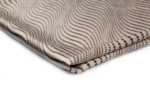 Potlačené saténové vlny