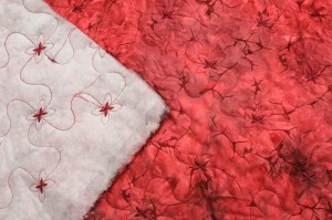 Prešívaná látka, Prešívaná látka vzor 2 Claret