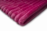Minky Stripes fleece Fuchsia